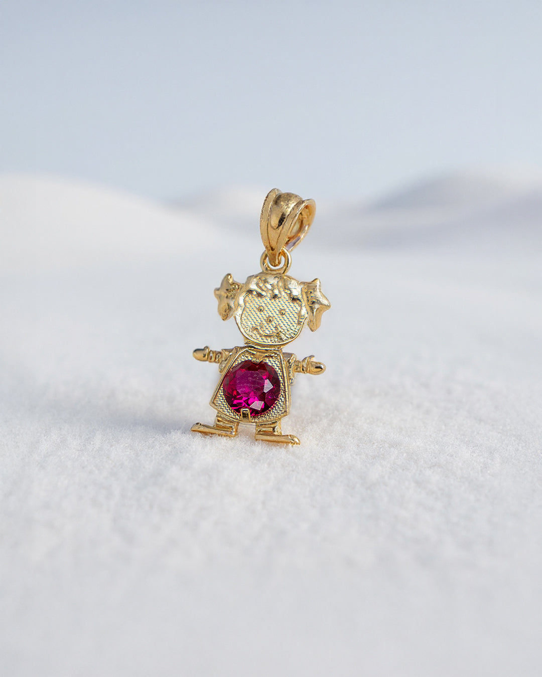 Dije de Celebracion Nacimiento Niña 14K