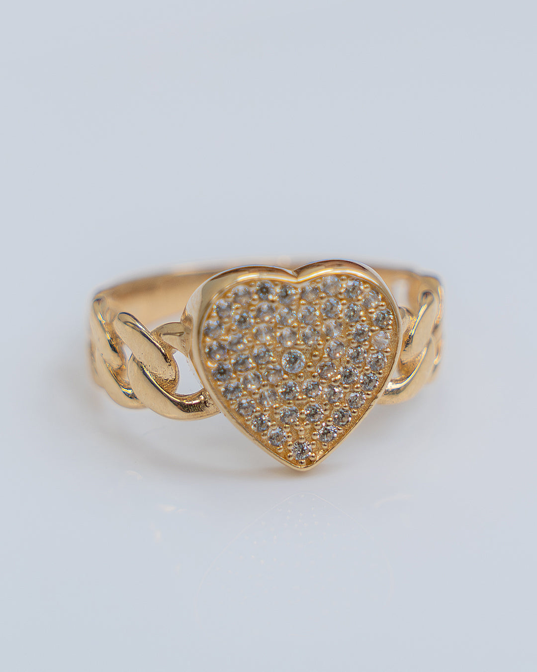 Anillo oro italiano de 14K