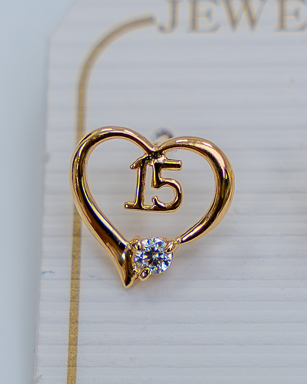 Aritos de Quinceañeras, Oro Italiano 14K