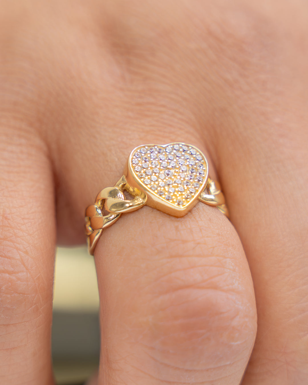 Anillo oro italiano de 14K