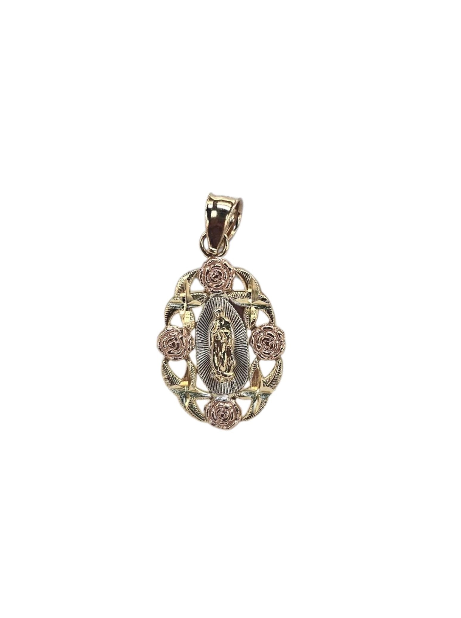 Dije de la virgen oro 14k