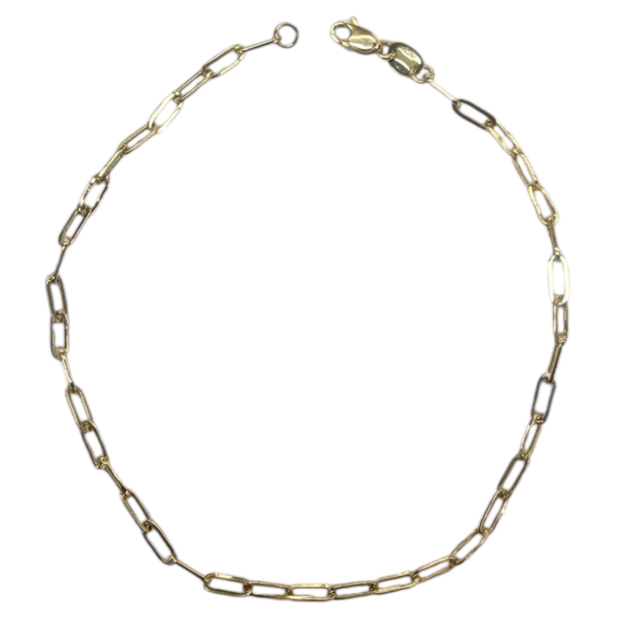 Esclava paperclip oro 14k