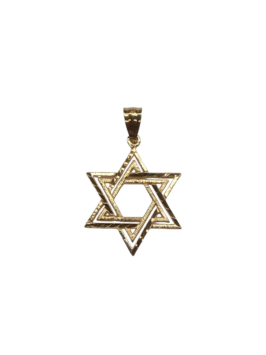 Dije de Estrella de David en oro de 14k