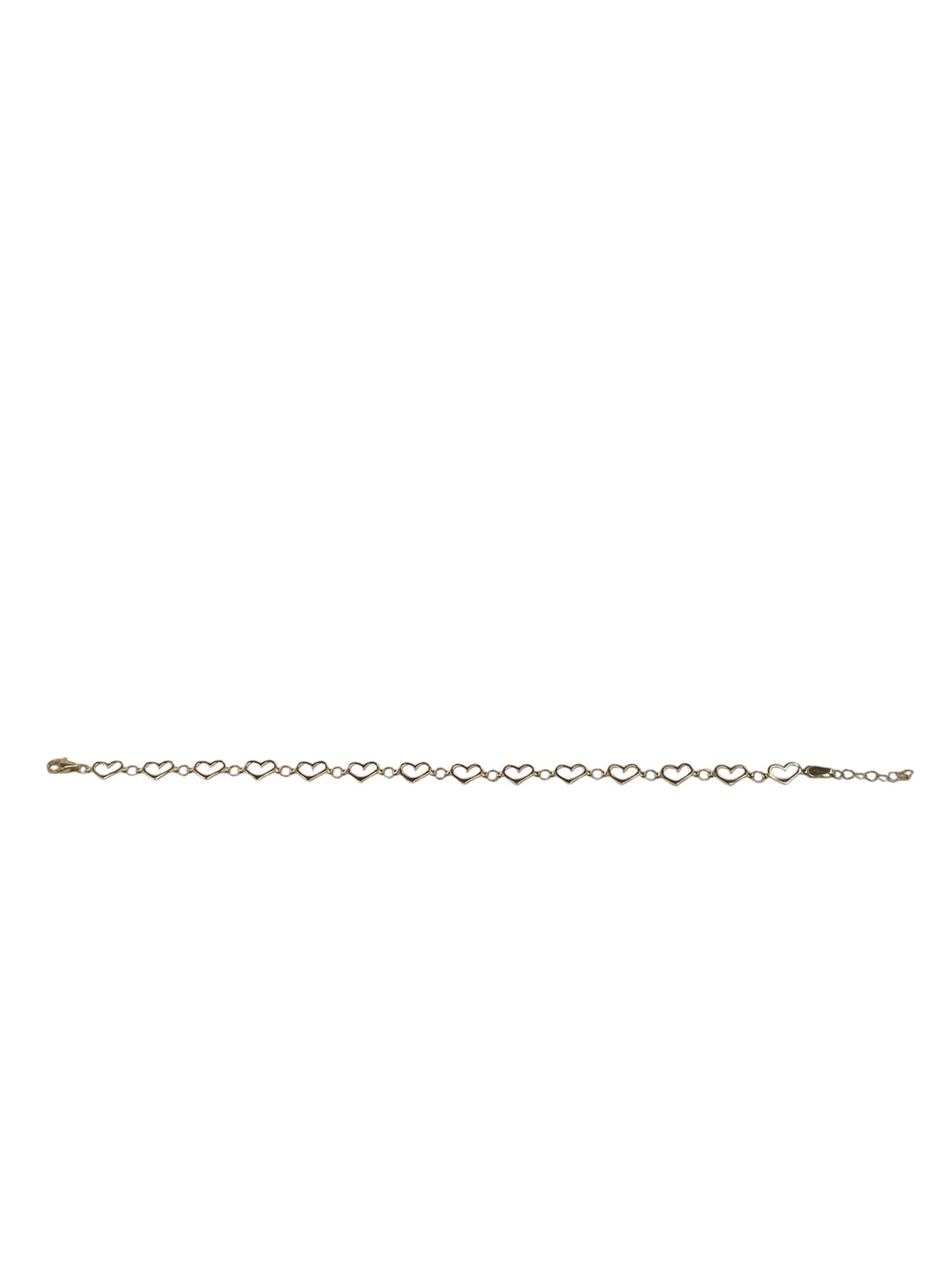 Esclava de corazones oro 14k