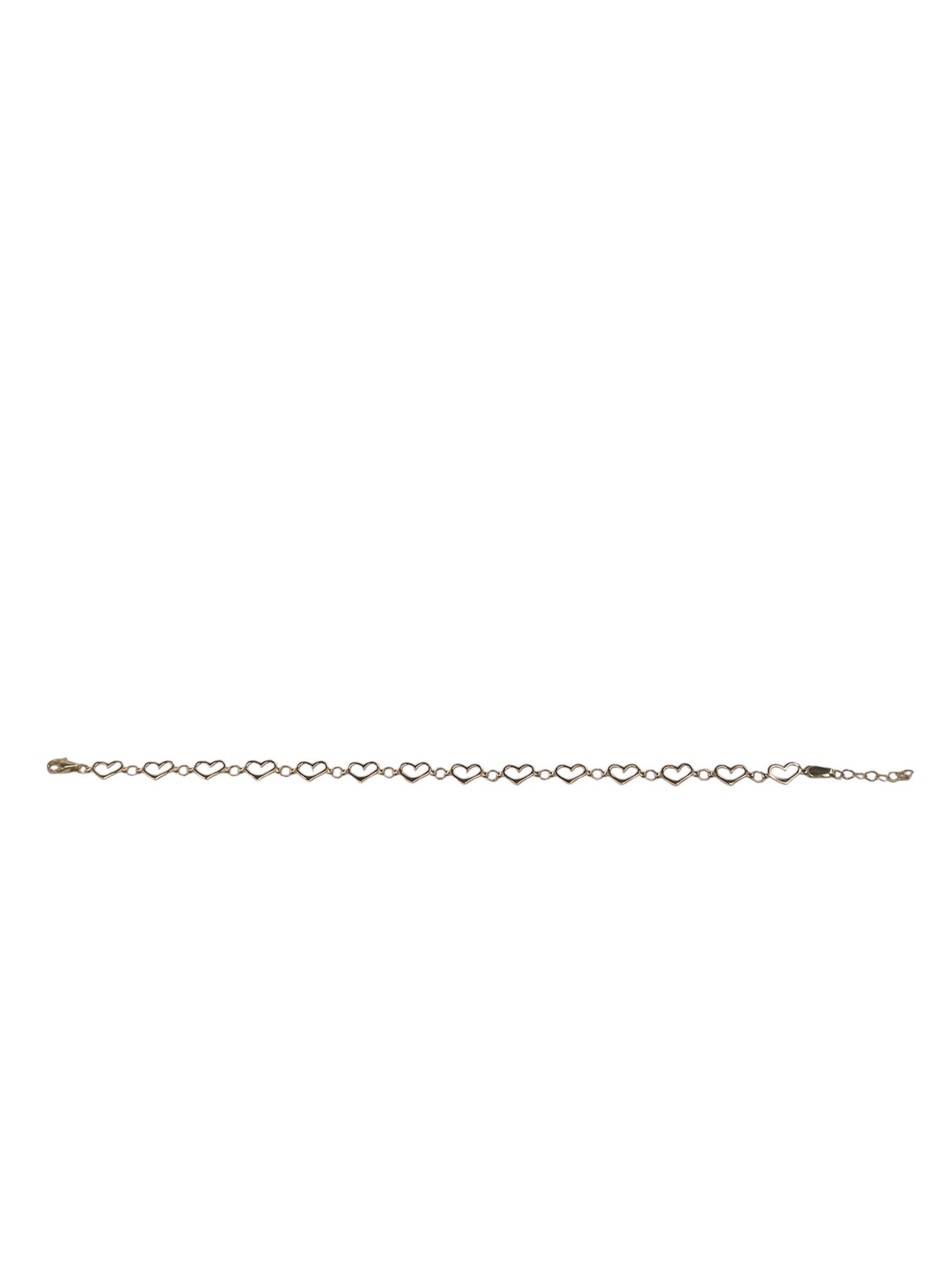 Esclava de corazones oro 14k