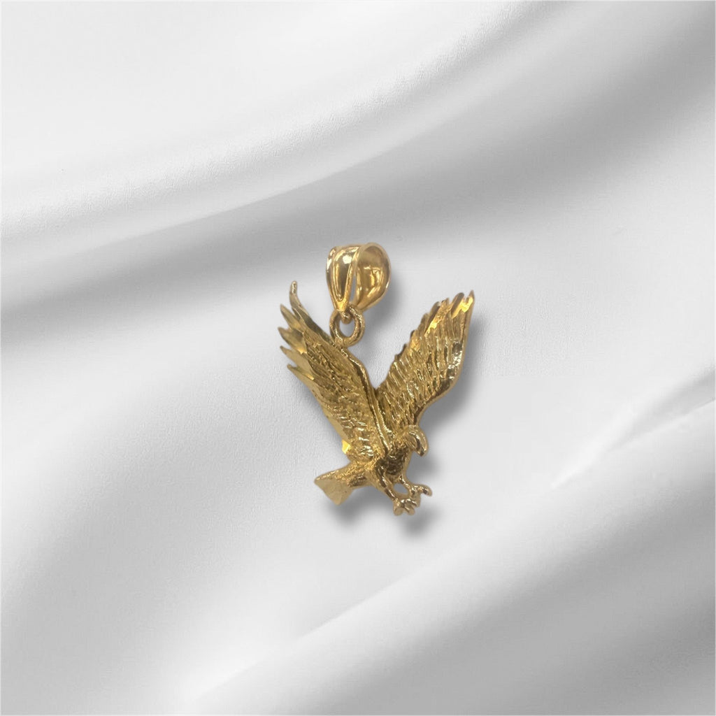Dije Águila oro 14k (2 cm alto)