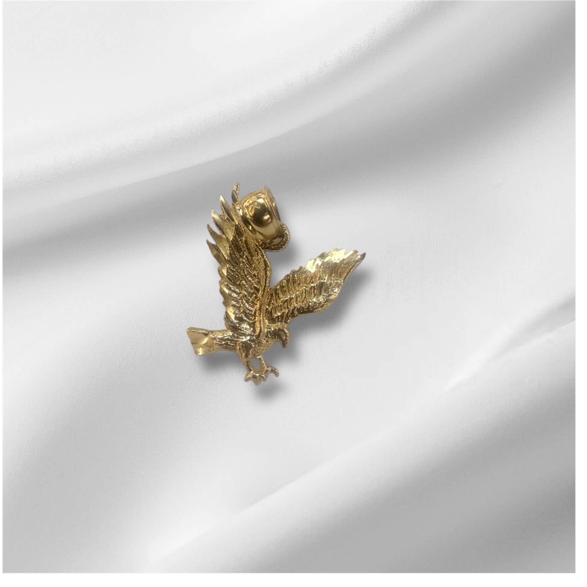 Dije Águila oro 14k (2 cm alto)
