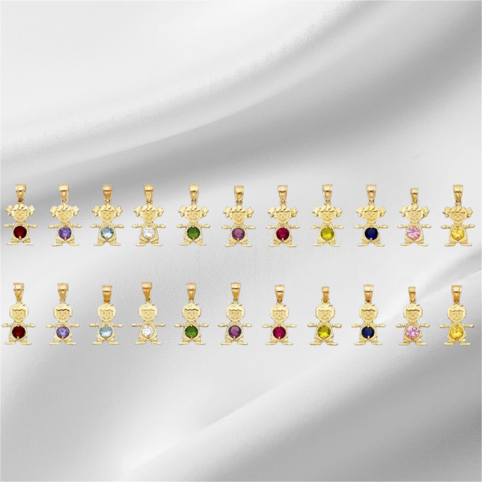 Dije de 14k Celebrando la llegada de una Niña