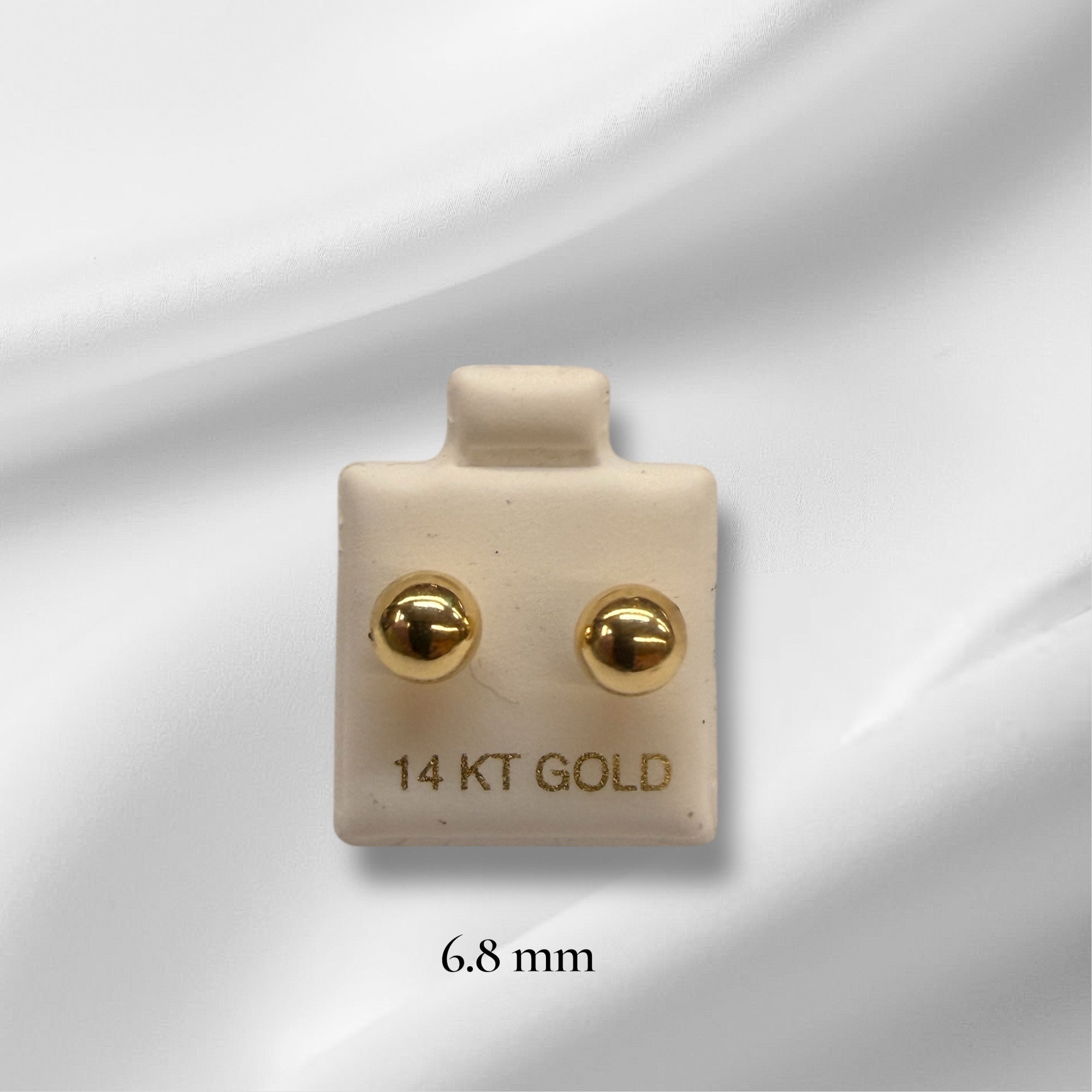 Broqueles en oro 14k