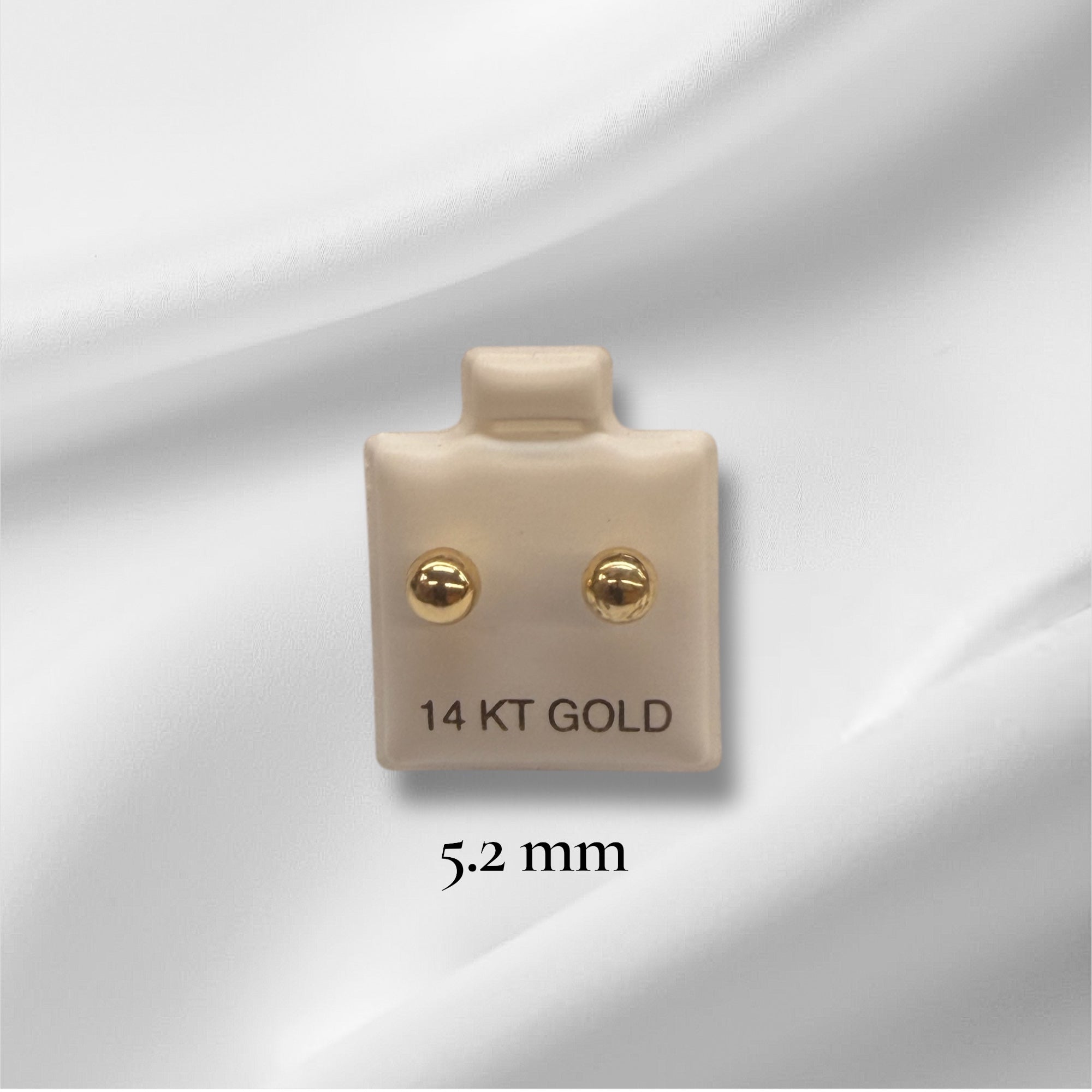 Broqueles en oro 14k