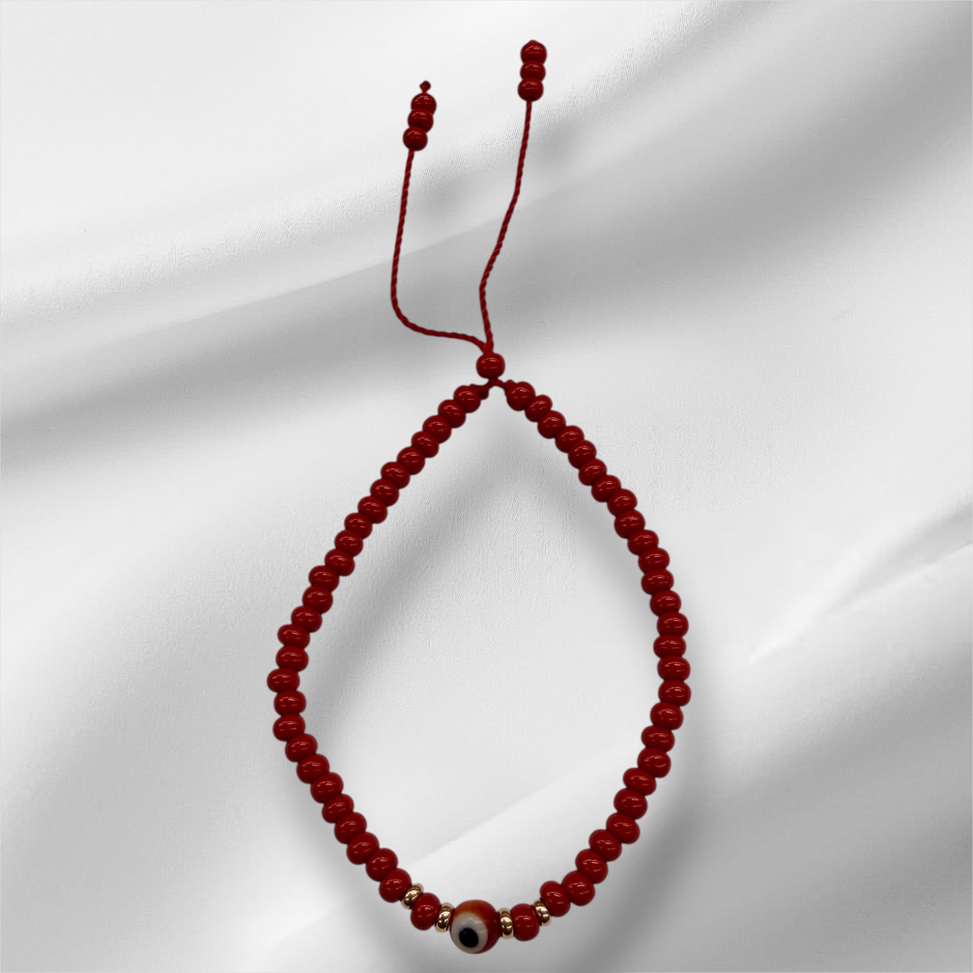 Pulseras de coralitos con oro 14k
