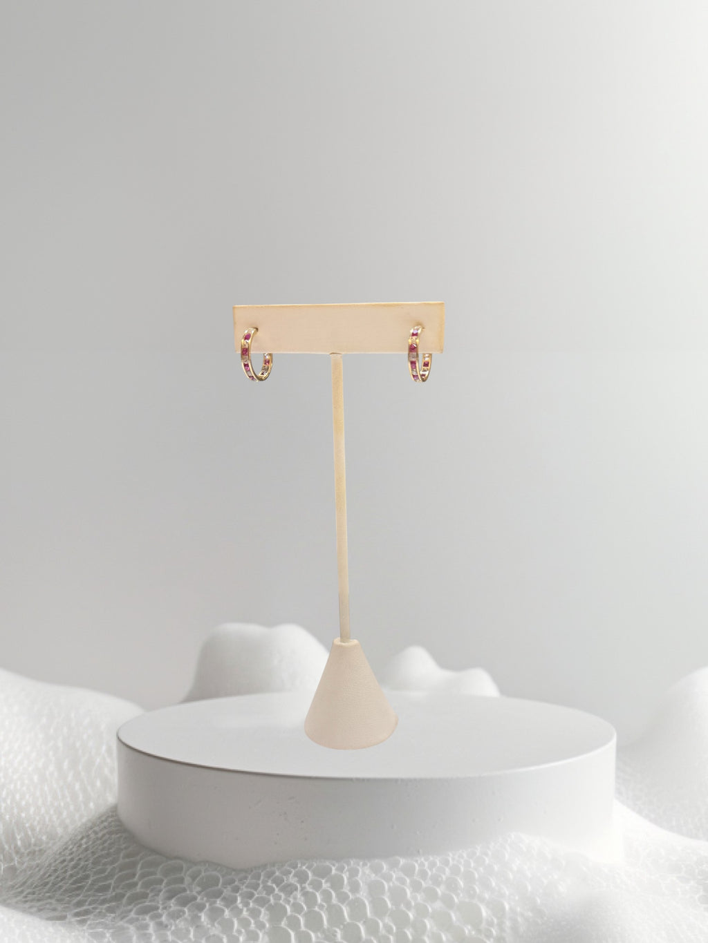 Argollas tipo Huggies oro 14k
