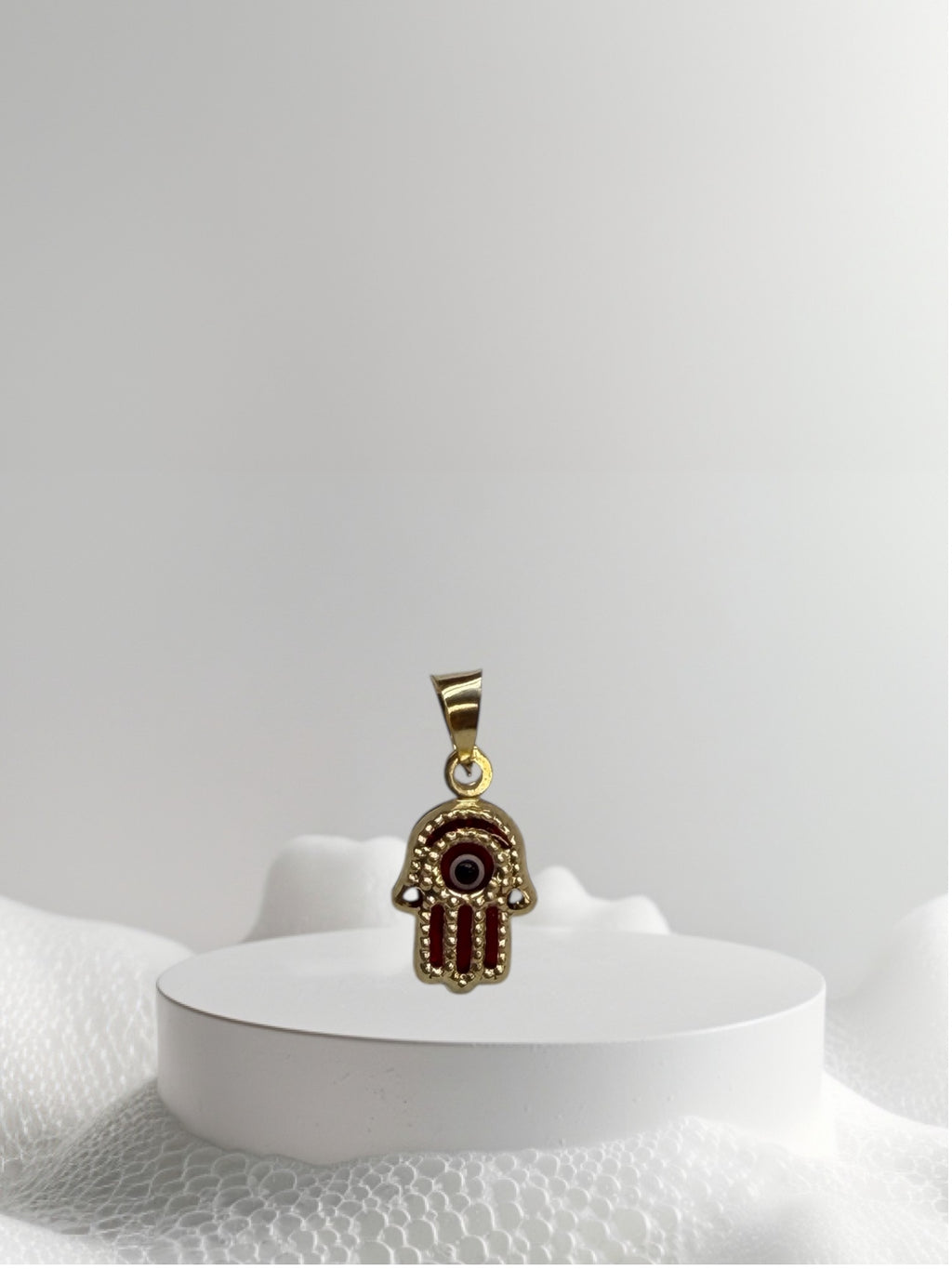 Dije mano de Fátima oro 14k