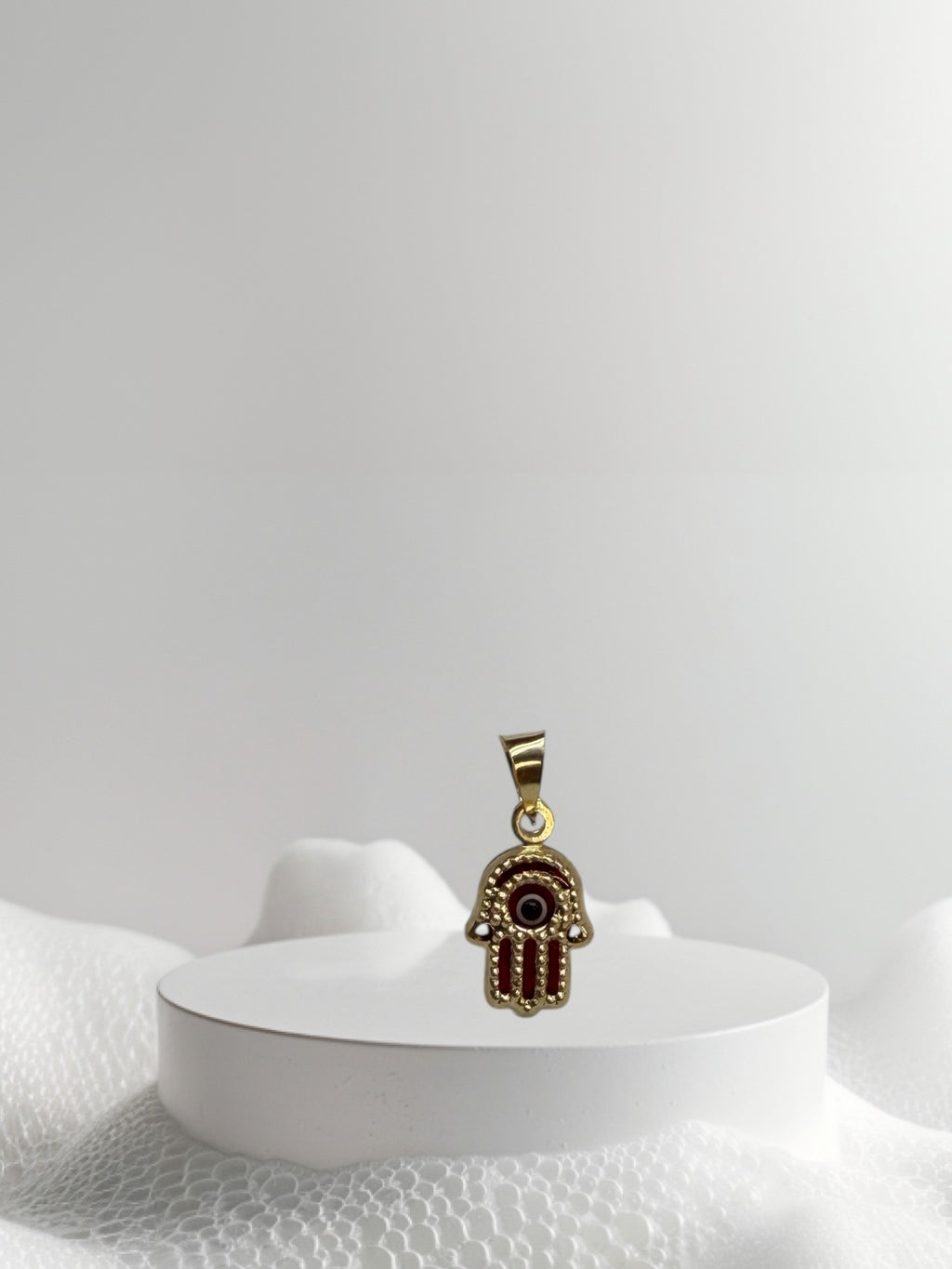 Dije mano de Fátima oro 14k