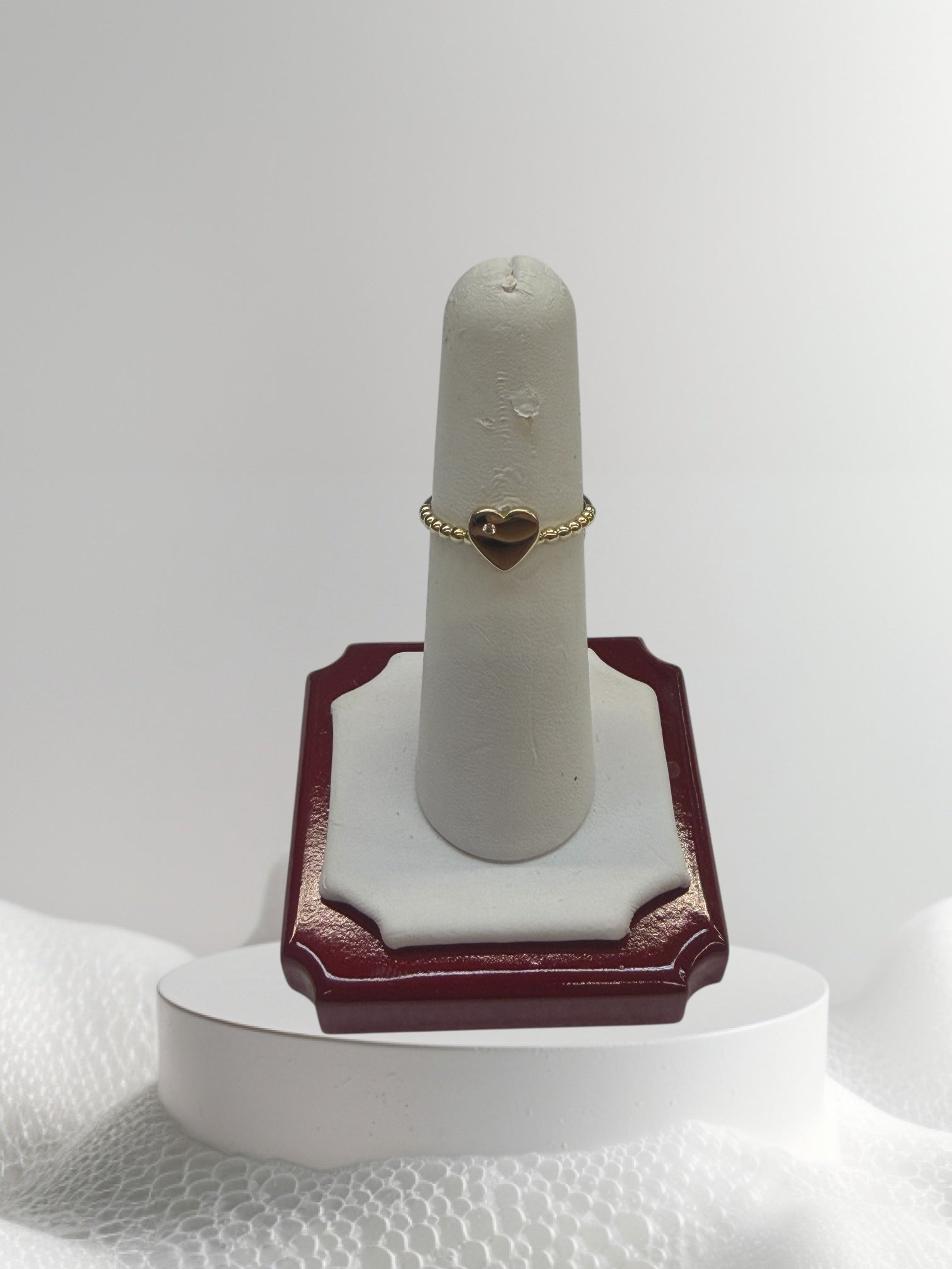 Anillo de corazón oro 14k