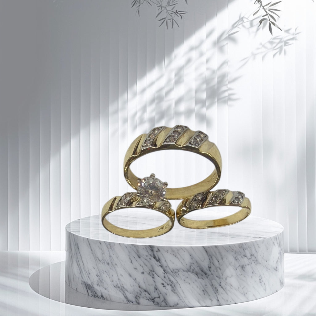 Anillos de matrimonio oro 14k