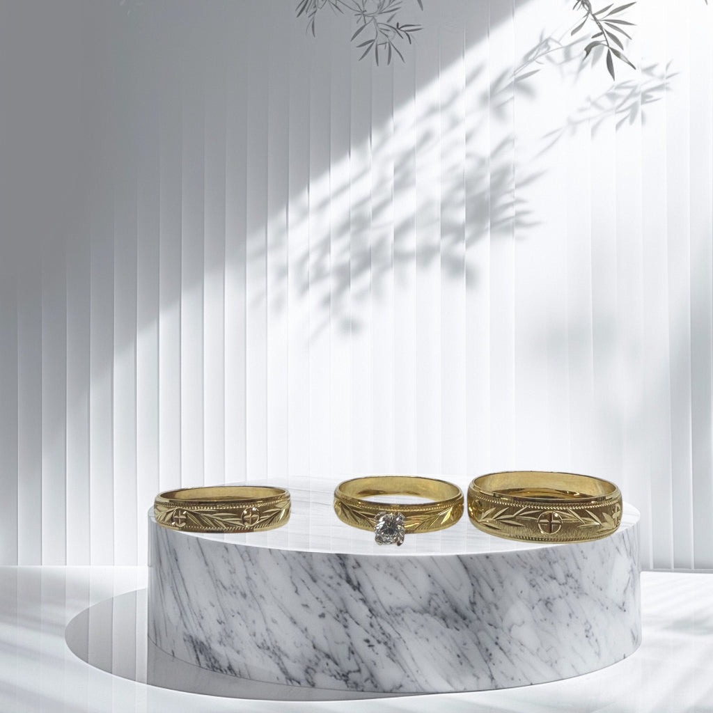 Anillos de matrimonio en oro 14 k
