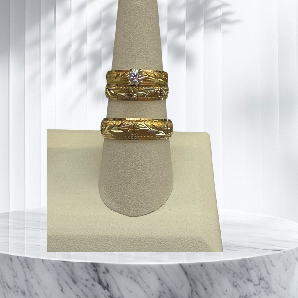 Anillos de matrimonio en oro 14 k