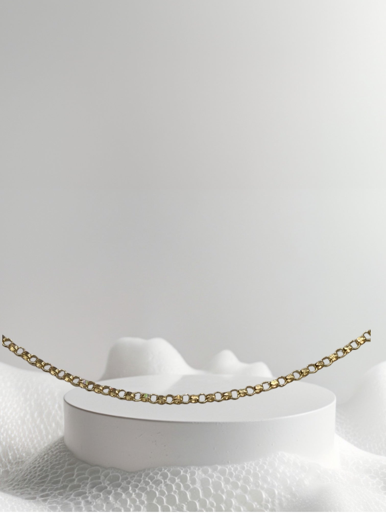 Cadena Rolo 16” oro 14k
