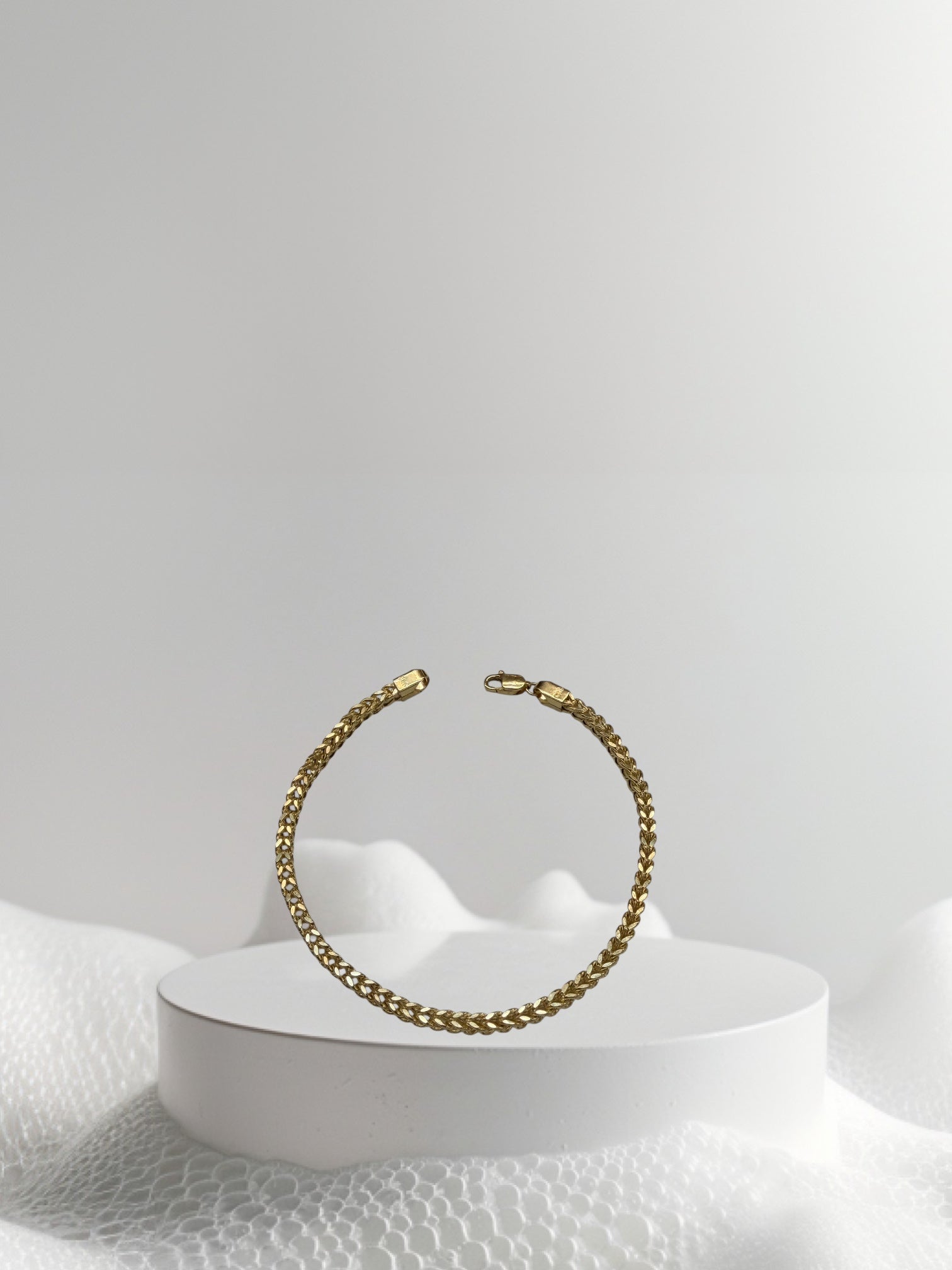 Esclava franco oro 14k