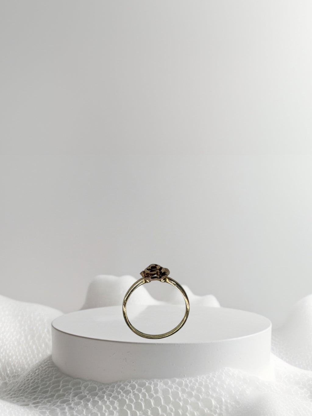 Anillo de flor oro 14k