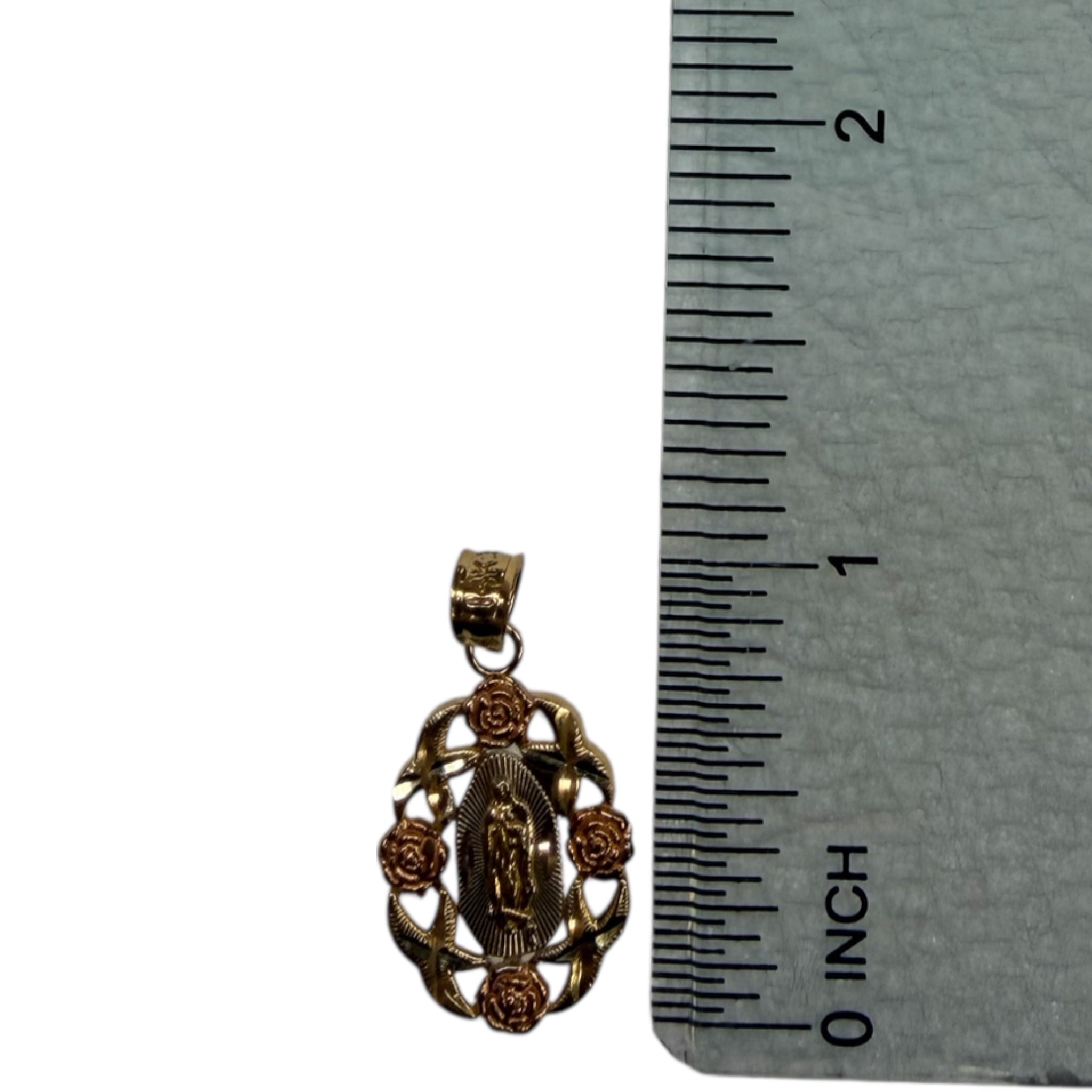 Dije de la virgen oro 14k