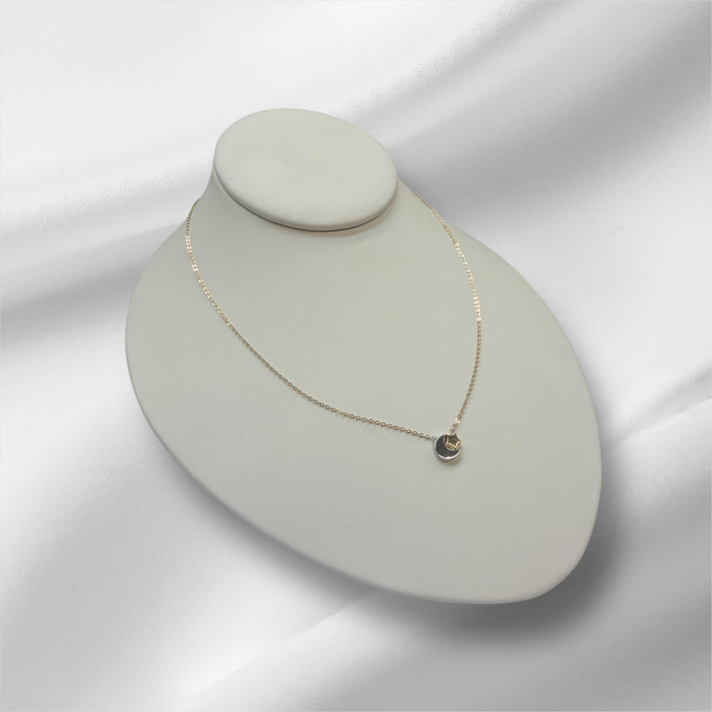 Gargantia luna y estrella oro 14 k