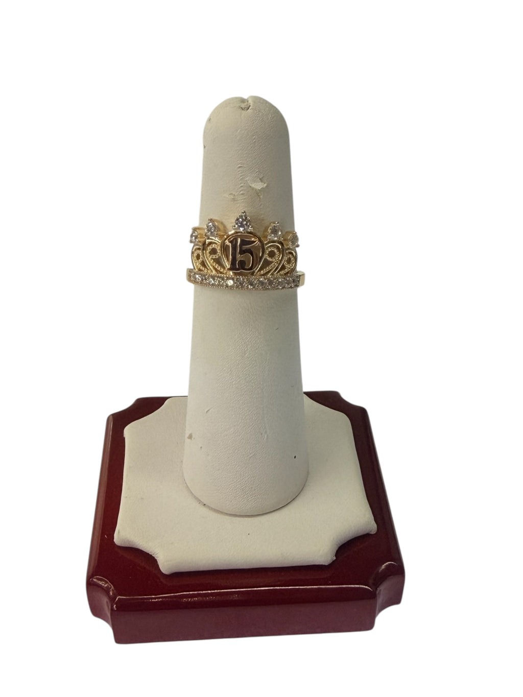 Anillo de 15 años oro 14k