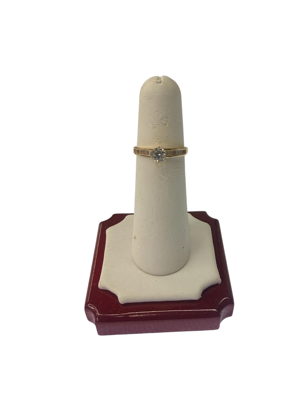 Anillo de compromiso oro 14k