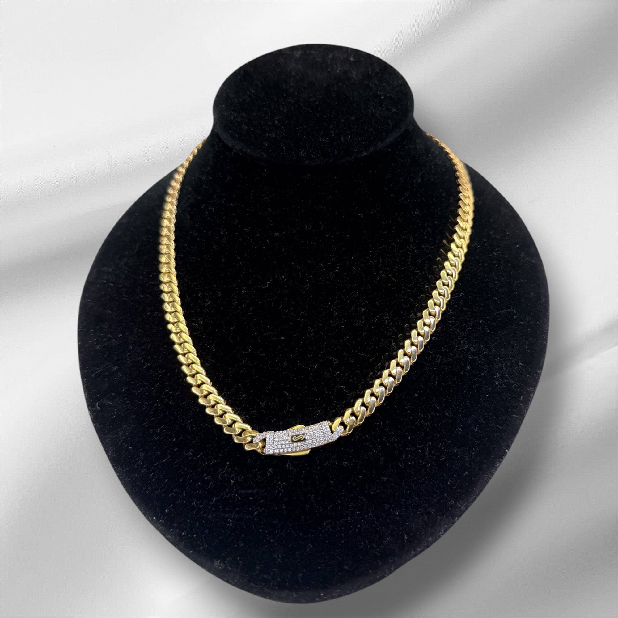 Cadena Mónaco 18”, 6.5mm oro 14k