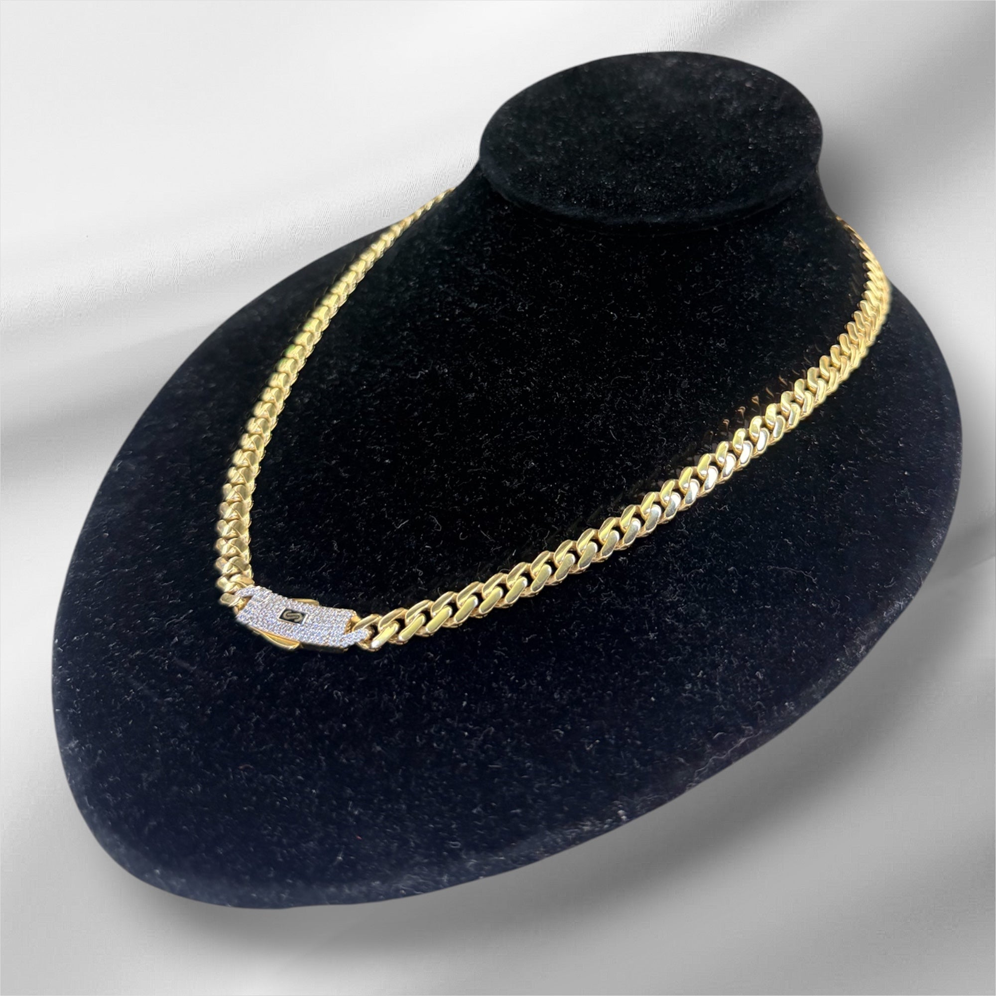 Cadena Mónaco 18”, 6.5mm oro 14k