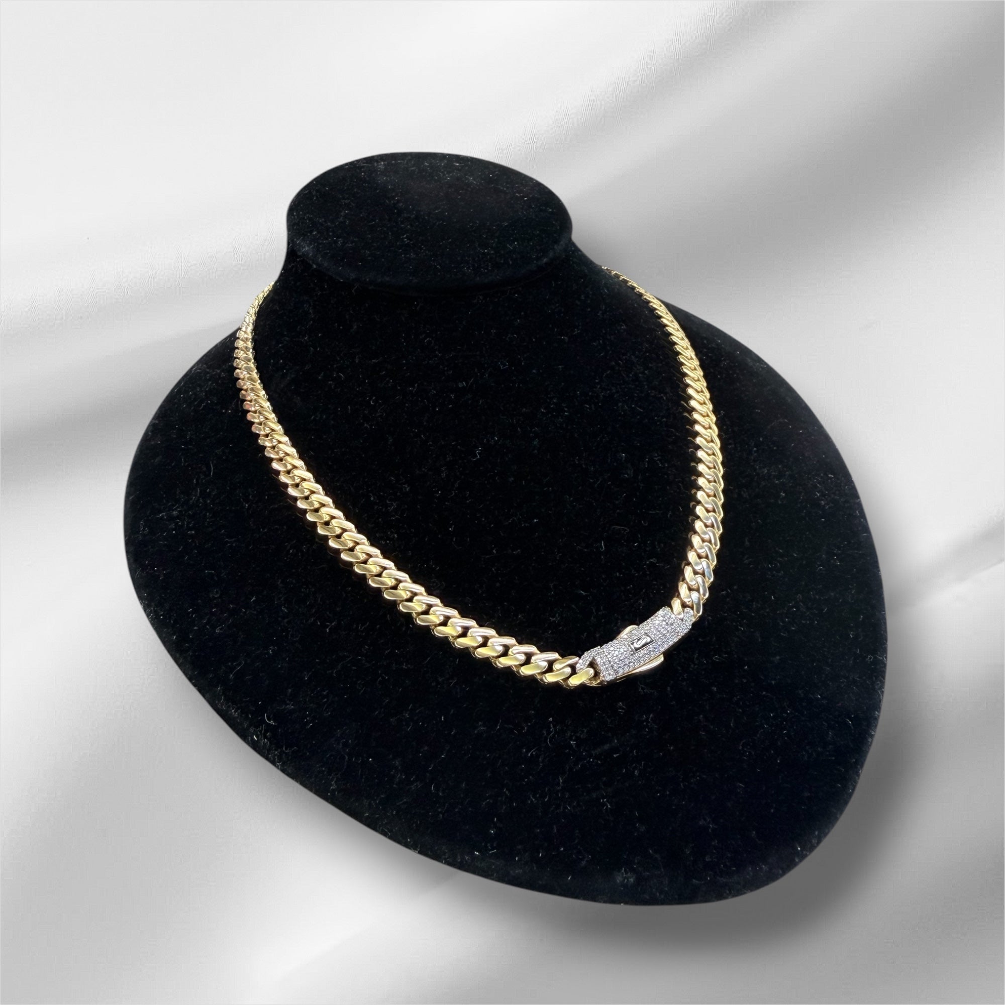 Cadena Mónaco 18”, 6.5mm oro 14k