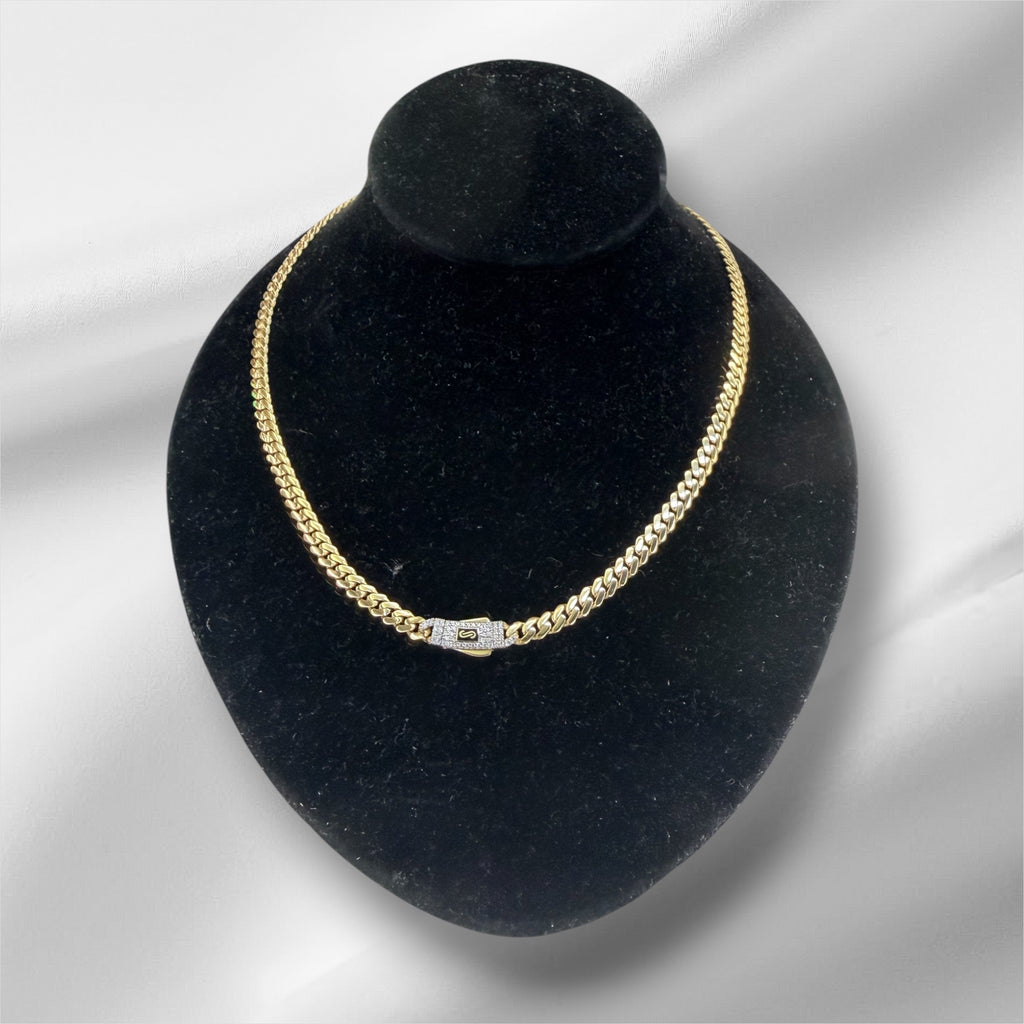 Cadena Mónaco 18”, 5mm oro k