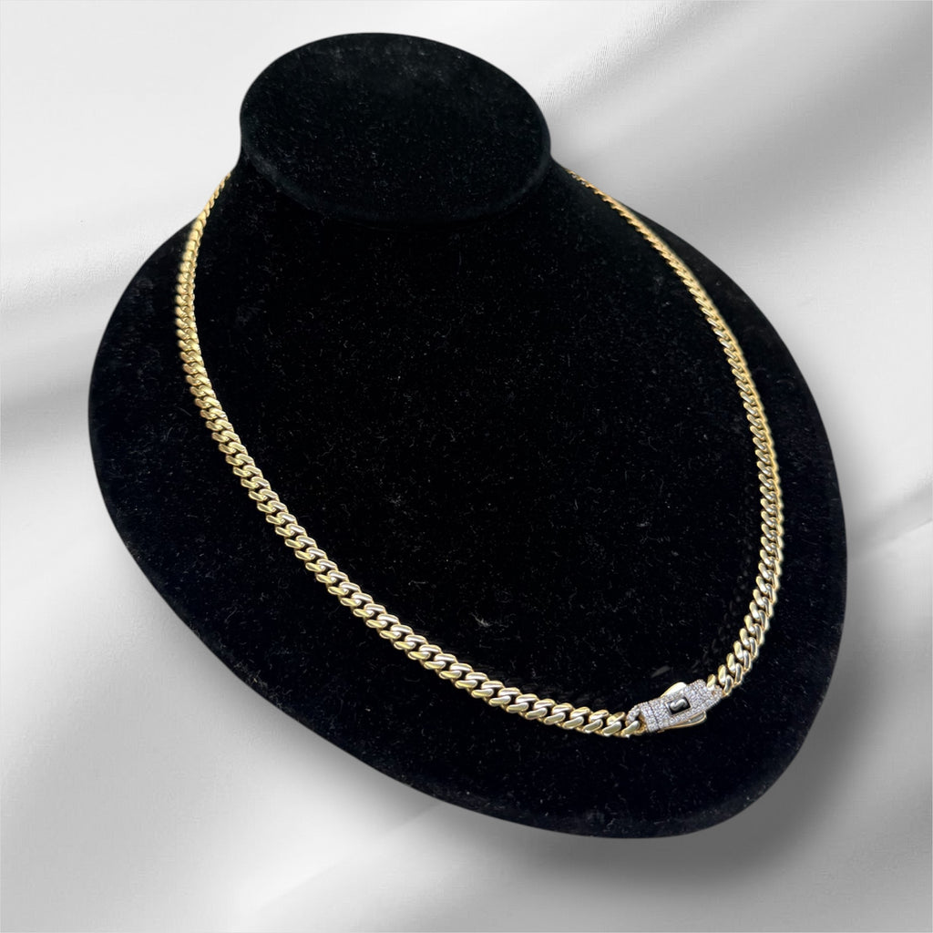 Cadena Mónaco 20”, 5 mm oro 14K
