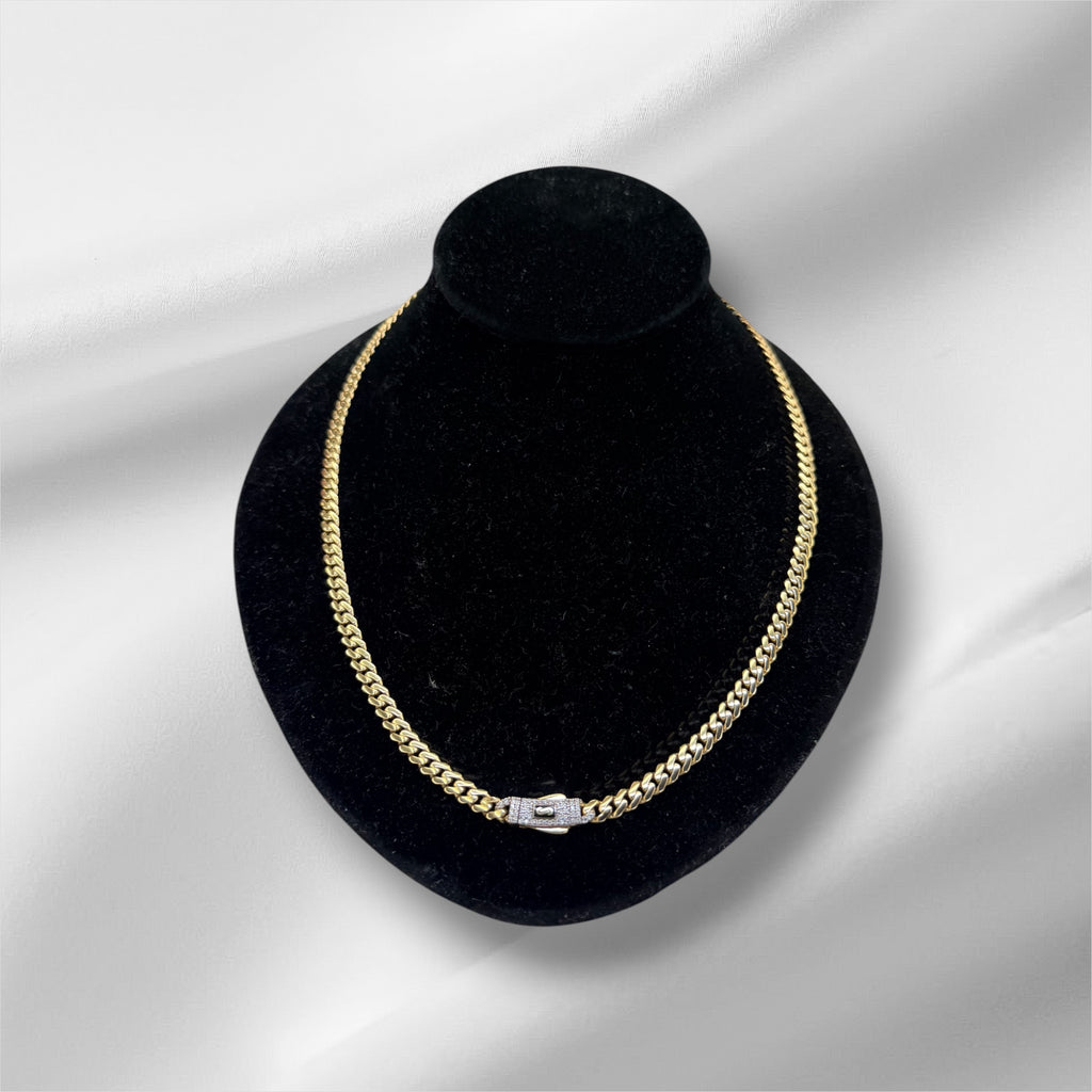 Cadena Mónaco 20”, 5 mm oro 14K